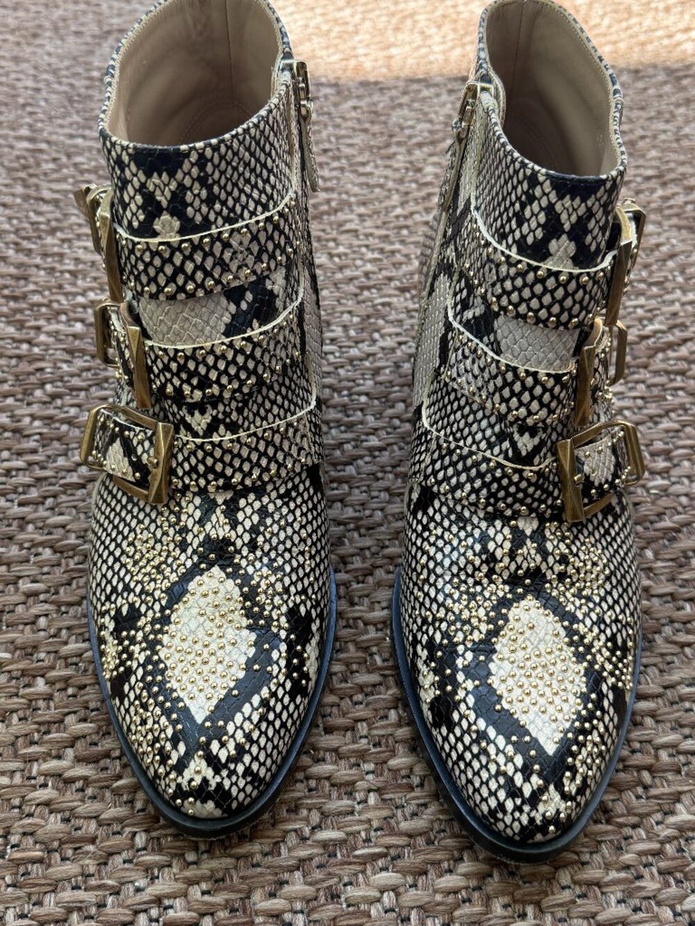 Chloé Susanna Leather Western Boots